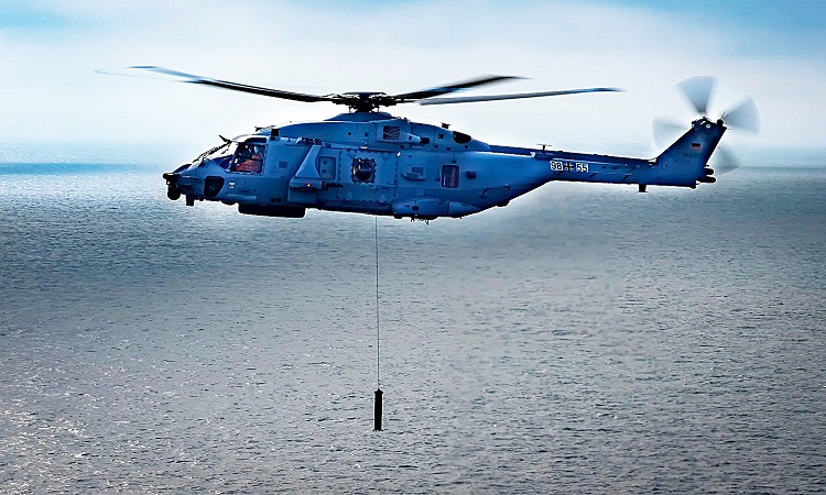 اختبار سونار الغوص Thales FLASH SONICS أحد أهم مهام الاختبار