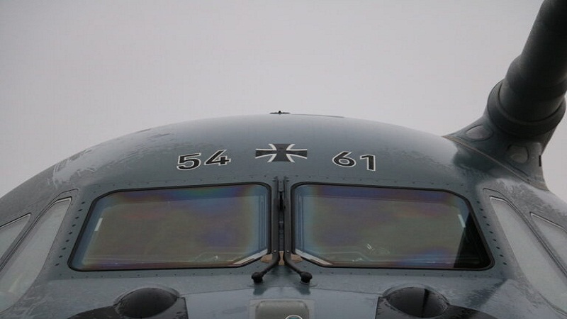 تُذكّر هذه العلامة التكتيكية بطائرة LTG 61 المُفككة في لاندسبيرج- ليخ