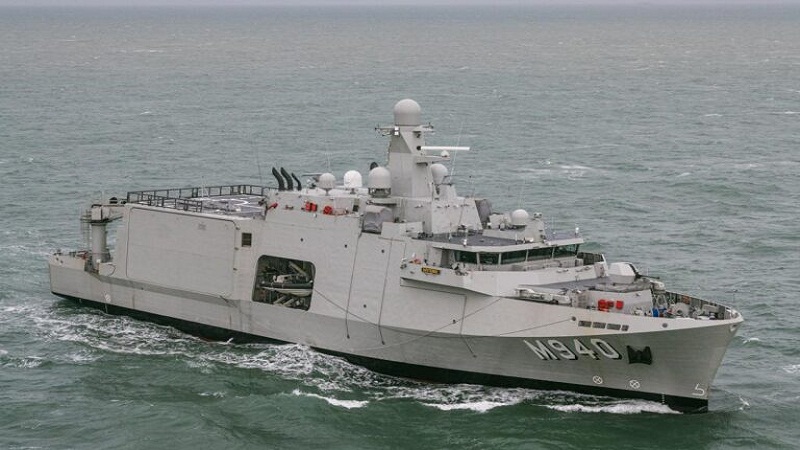 فخر البحرية البلجيكية: صائدة الألغام الجديدة M940 "أوستيند"، بطول 82.6 مترًا وإزاحتها حوالي 2800 طن