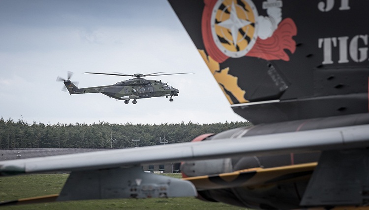 نظام الدعم التشغيلي OPTARION أصبح الاتصال الموثوق ممكنًا بين مروحيات NH90