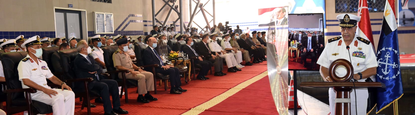 وصول الغواصة المانية قاعدة اسكندرية البحرية