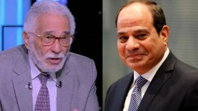 السيسي و الفنان عبد الرحمن أبو زهرة