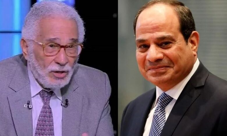 السيسي و الفنان عبد الرحمن أبو زهرة