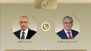 وزير الخارجية ونظيره الباكستاني