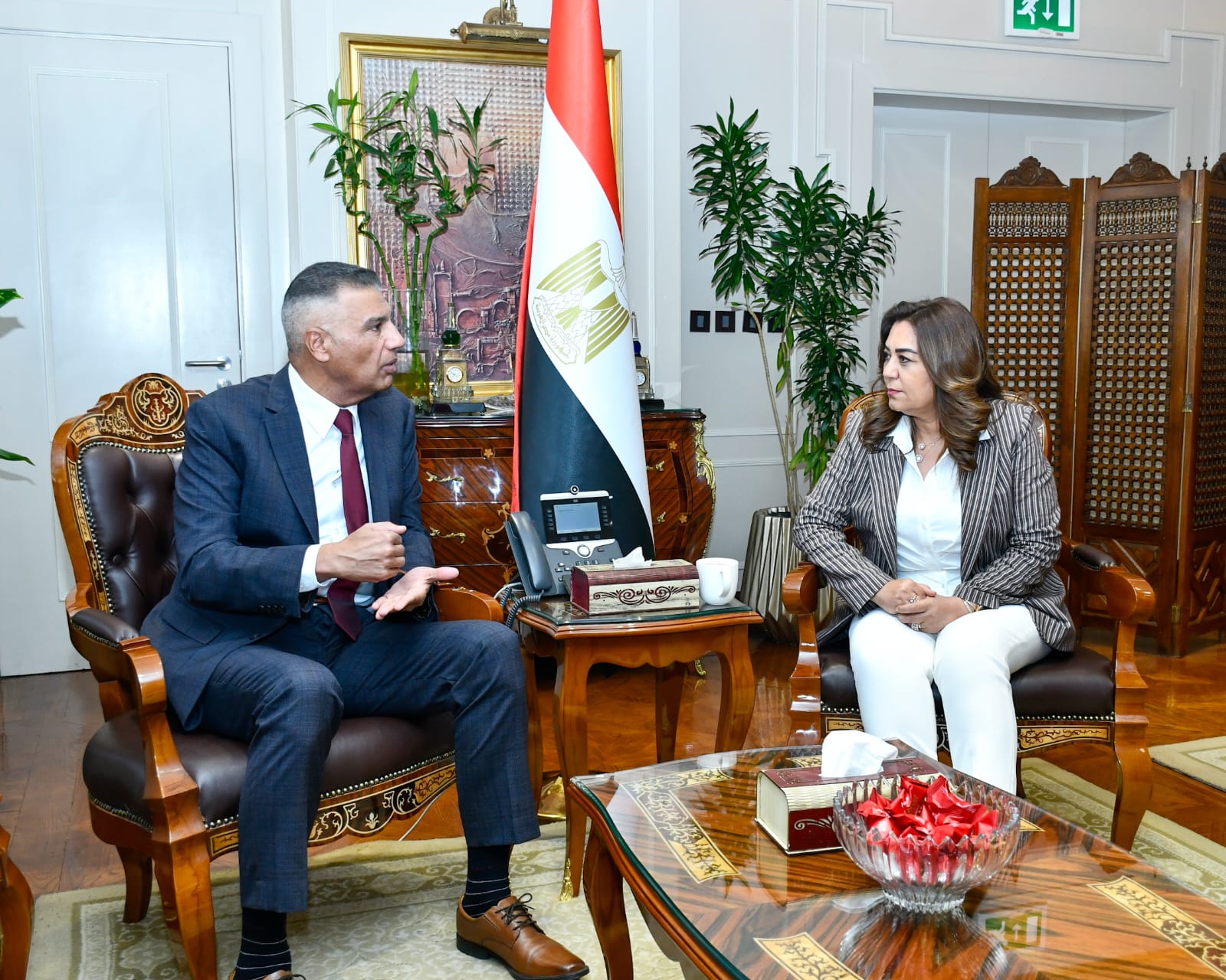 وزيرة التنمية المحلية