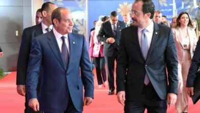 السيسي يستقبل نظيرة القبرصي