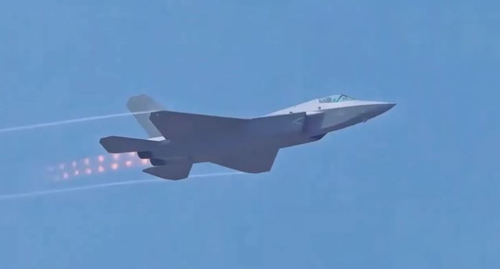 عرض جوي مذهل لمقاتلة J-35A الشبح الصينية الحديثة