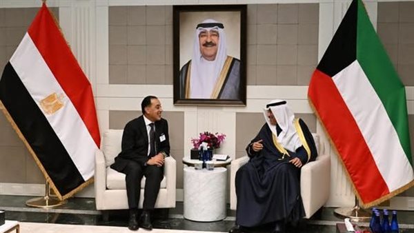 ولي عهد الكويت يستقبل رئيس الوزراء