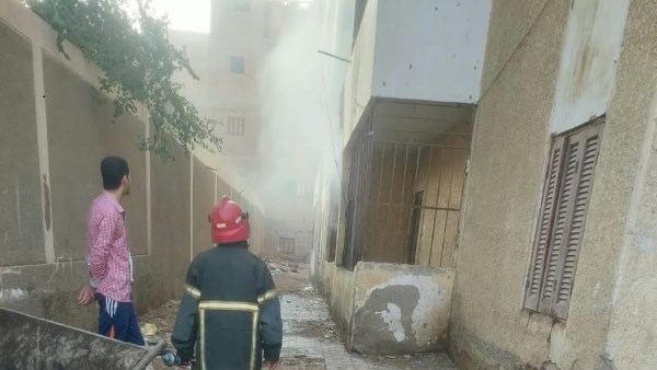 السيطرة على حريق بمحل كماليات سيارات في طما بسوهاج دون خسائر بشرية