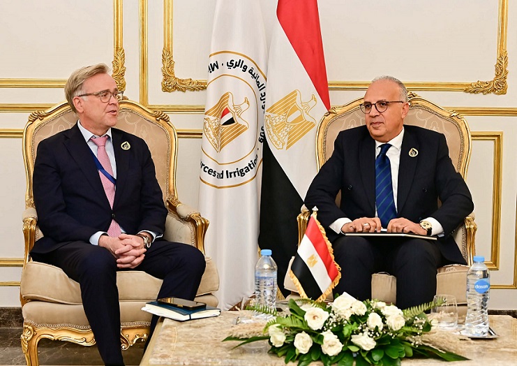 سويلم يبحث مع المبعوث الفنلندي الترتيبات النهائية لمؤتمر الأمم المتحدة للمياه 2026